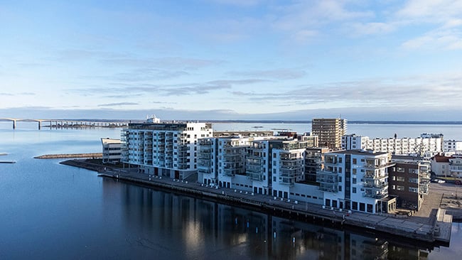 Lägenheter till salu i Varvsholmen, Kalmar, havsnära bostadsrätter